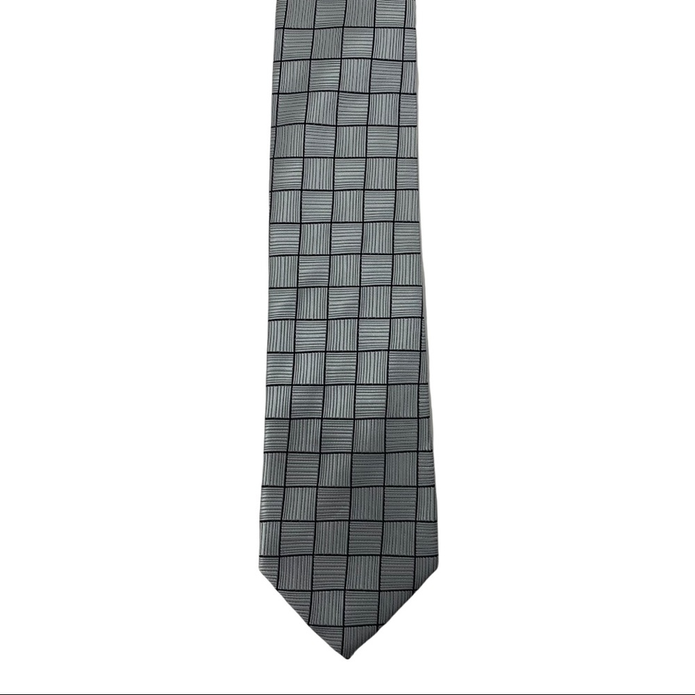J. Ferrar Striped Tie, Green